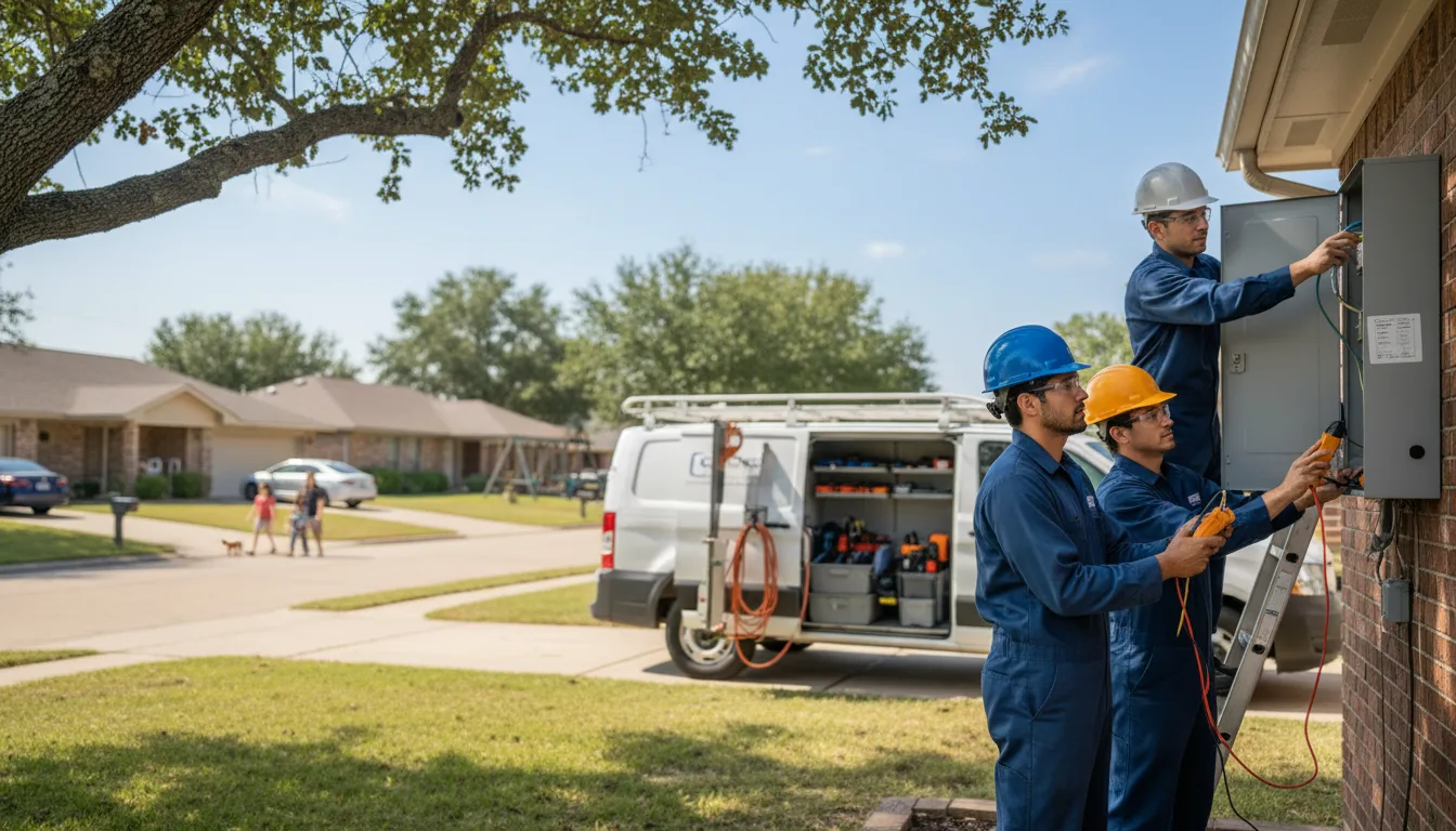 Certified electrician providing emergency electrical services in Tijeras, NM